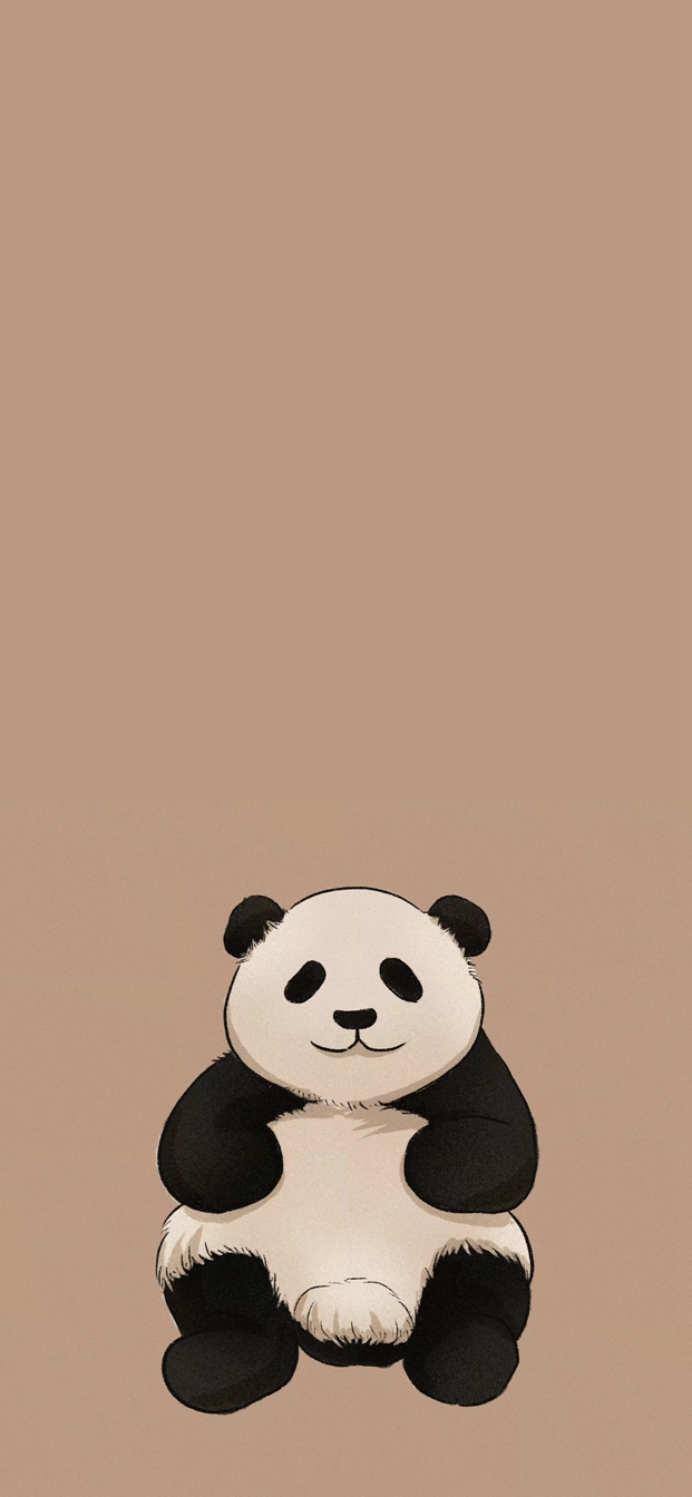 超级可爱萌化了的熊猫壁纸