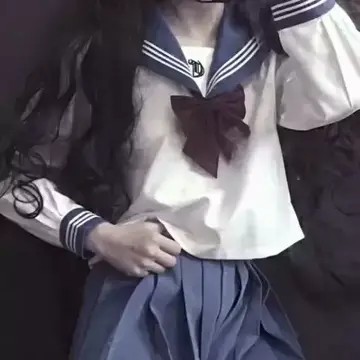 学生装头像 真人女生学生装头像