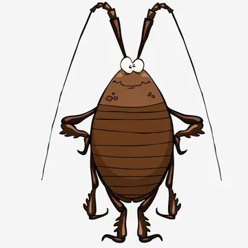 蟑螂头像 卡通可爱蟑螂头像