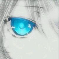 蓝色眼睛美少女微信卡通头像