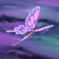 2015微信唯美意境蝴蝶飞舞动态gif头像