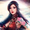 完美世界青帝冷月 微信卡通头像微信游戏头像