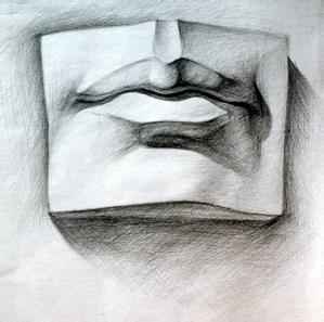 人头像素描五官