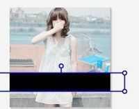 横杠静态文字头像制作